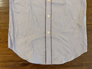 The Kooples Men's Casual Dress Shirt Slim Blue Striped Cotton Size Xs, S, L foto 3