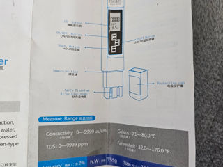 TDS&EC,  pentru controlul puritatii conductivitatii si temperaturii apei foto 4