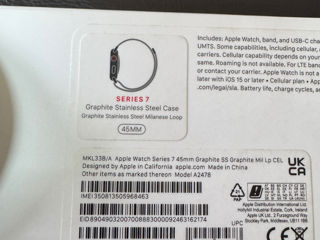 Apple Watch 7 45mm Stainless Steel foto 3