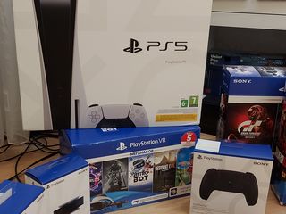 Приставка Sony Ps5 Disc Edition Slim New Pro Fat Aккаунты подписки PS Plus EA Play аксессуары foto 20