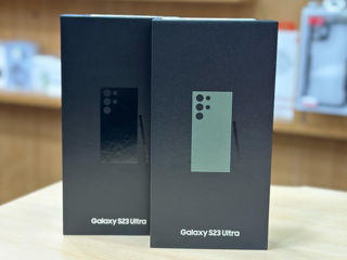 Samsung Galaxy S23 Ultra 5G 256Gb DualSim - 850 €. (Black) (Green). Гарантия!  Запечатан. Sigilat.