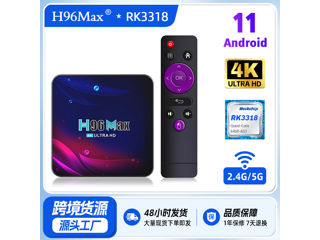 TVBox H96MAX 4GB/64GB Eu Standart EC TUV Gernany foto 1