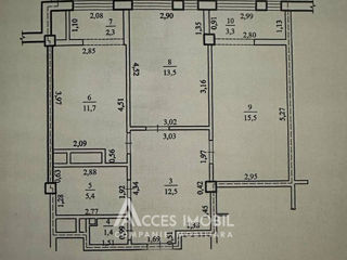 Apartament cu 2 camere, 66 m², Ciocana, Chișinău foto 3