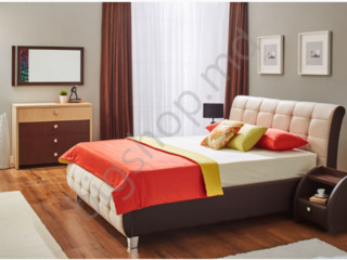 Dormitor Ambianta Samba Beige 1600 mm în credit Cumpără în credit cu 0% foto 1
