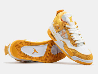 Nike Air Jordan 4 Retro Yellow x Louis Vuitton foto 8