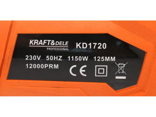 Угловая шлифмашина (Болгарка) Kraft&Dele KD1720 фото 7