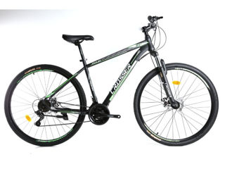 Bicicleta de munte Crosser AQUA R29 GD-SKD black/green cel mai mic pret il gasiti la noi