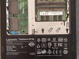 микро ПК Lenovo ThinkCentre M710q // i3-6100T-3.2GHz // DDR4-16GB // SSD-256GB // Wi/Fi foto 4