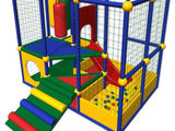 Детский игровой лабиринт, оборудование детской игровой комнаты, сухой бассейн, мягкий конструктор foto 2