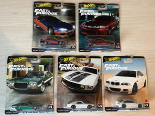 Модели автомобилей Hot Wheels Premium Fast & Furious seturi diferite foto 6