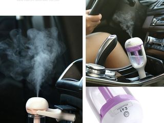 Aromaterapie la fiecare drum! Difuzor de uleiuri esentiale, umidificator si purificator  aer! foto 2