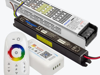 Surse de alimentare led, aparataj led, transformator banda led, controller RGB WI-FI led, panlight