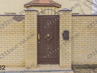 Porți, garduri, balustrade,gratii,  copertine, uși metalice, alte confecții din fier. foto 4