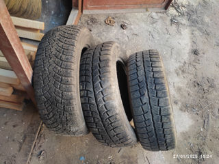 3 anvelope (1 nokian, 2 cordian) 195/65 R15 M+S foto 1