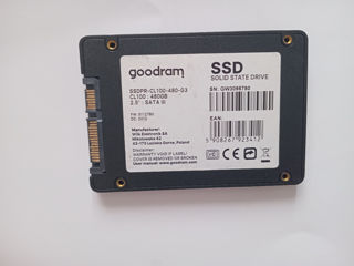 Продам Ssd Накопитель Goodram Cl100 Gen.3  480gb