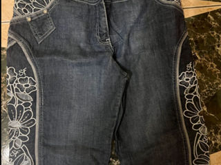 Costum Geaca denim sassofono cu pantaloni scurti M foto 5