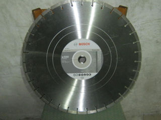 Диски алмазные Bosch 500 ,450 , 350 мм ( бетон , асфальт , абразив , универсал )