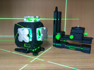 Лазерный нивелир Huepar S04СG 4D . Яркий диод от компании Osram Germany.