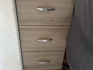 Set mobilier birou - 2 mese colț + 2 dulapuri de perete (dreapta și stanga) foto 2