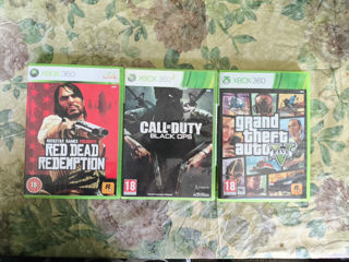 Xbox 360 slim+GTA 5, Red dead redemption, Call of duty+alte 41 de jocuri și filme. foto 2