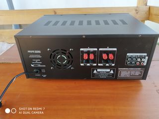 Mixer-amplificator 380 W  ,,newstar  '' cu loc pentru 6 microfoane, echou, 3000 lei !!! foto 2