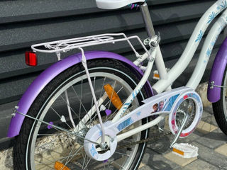 Bicicleta pentru fete cu Frozen Disney 20 inch - Детский велосипед для девочек foto 6