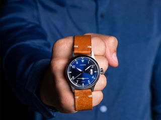 Junkers J1 Pilot 40mm Наручные часы из Германии механика DE 499€ Swiss Watch Ceas de mana Breitling фото 0