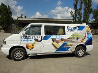 Branding auto publicitate pe transport Сolantari auto Infoliere auto Inscriptioneri Chisinau Moldova foto 8