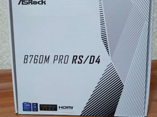 Новая ASRock B760M Pro RS/D4 DDR4 Micro ATX foto 1