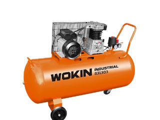 Compresor de aer Wokin 2200W  100L / Achitare 6-12 rate / Livrare / Garantie 2 ani foto 1