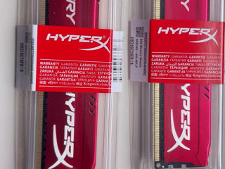 Kingston HyperX FURY Red Series HX318C10FR/4 DDR3 PC14900 1866MHz CL10 2 штуки по 4 gb кит foto 1