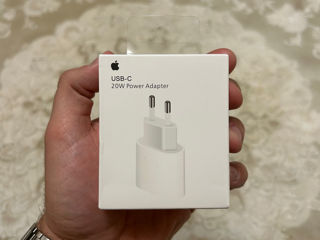 Încărcător iPhone / Зарядка iPhone Apple Charger USB Type-C 20W + Cablu