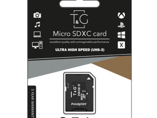 MicroSD T&G 64GB, 128 GB и 256 GB micro sd U3 class10 foto 5