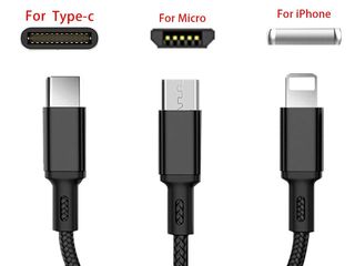 Зарядка для смартфона 2 х USB 2,4 A + дата-кабель с подсветкой foto 3
