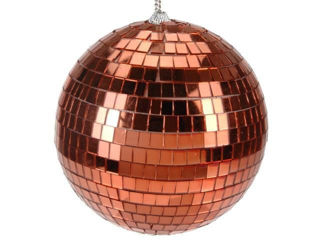 Glob Pentru Brad Specular "Disco" 180Mm, Cupru