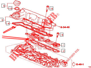 Прокладка крышки клапанов honda crv foto 3