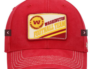 Men's '47 Burgundy Washington Football Team Upland MVP Logo Adjustable Hat foto 2