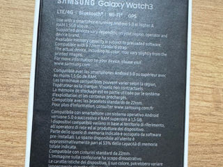 Samsung watch 3 45mm LTE nou sigilat foto 5