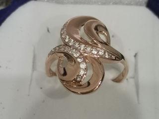 Женское золотое кольцо 585 пробы.Inel din aur 585 foto 1