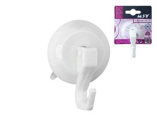 Крючок На Присоске Msv 5.5Cm, Белый, Пластик