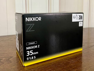 Nikon Z 35mm f/1.8 S, Nou ! Garanție ! foto 2