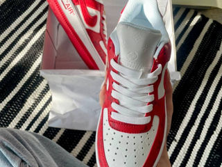 Nike Air Force 1 Low x Louis Vuitton By Virgil Abloh White/RedWomen's foto 2