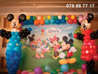Decoratuini pentru cumatrie, Decor cu baloane foto 5