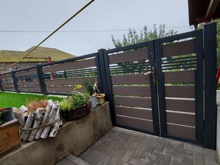 Porti, garduri, fațade, terase, balustrade din profileWPC Decking (террасная доска)  Декинг foto 11