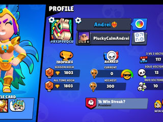 Cont De Brawl Stars Cu 100 Win Streak foto 1