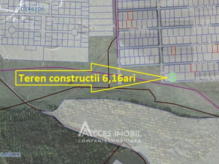 Teren pentru construcții 6 ari! Tohatin, str.Măcieșilor! foto 4