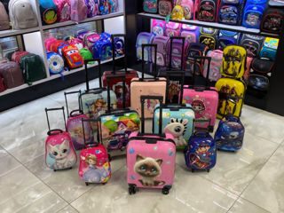 Огромный выбор детских чемоданчиков  на колесах и рюкзачков от фирмы Pigeon!! foto 10