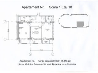 Apartament cu 2 camere, 79 m², Botanica, Chișinău foto 2