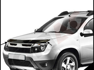 Dacia Duster (Релинги, Хром на зеркала, Хром на ручки, Хром на решотку, Накладка заднего бампера) foto 9