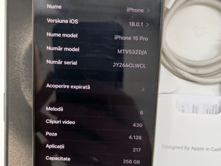 Vind Iphone 15 pro 256gb + apple watch 7 foto 7